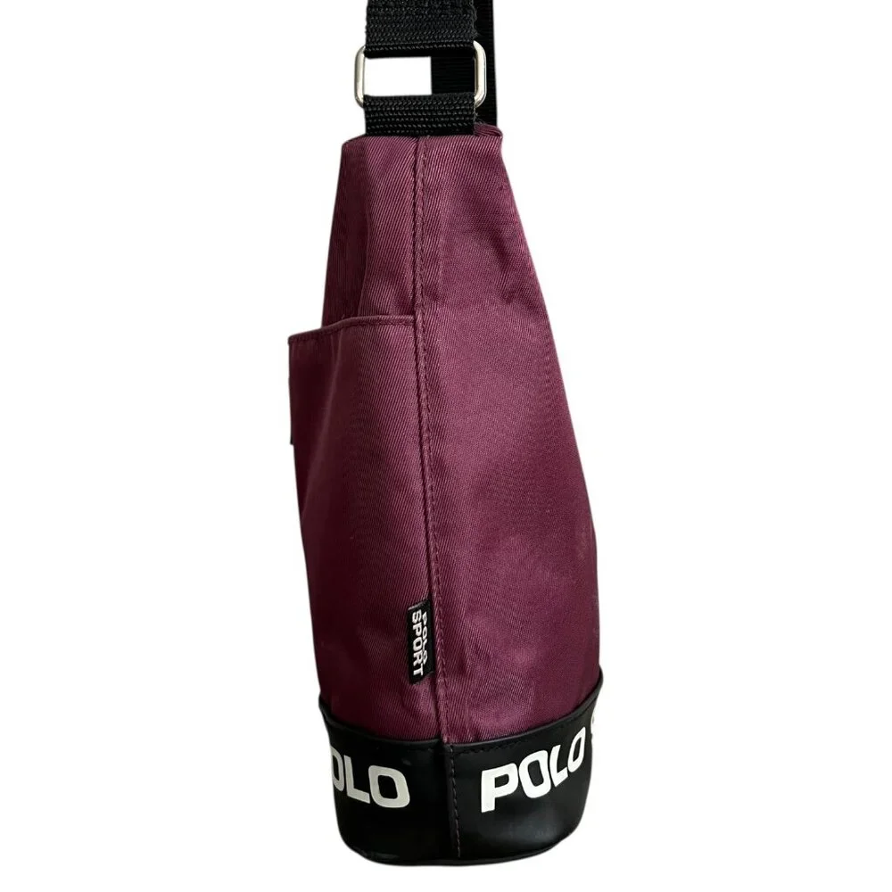 Polo Sport Nylon Crossbody Bag‎ Purple Streetwear Y2K Sporty Gorpcore